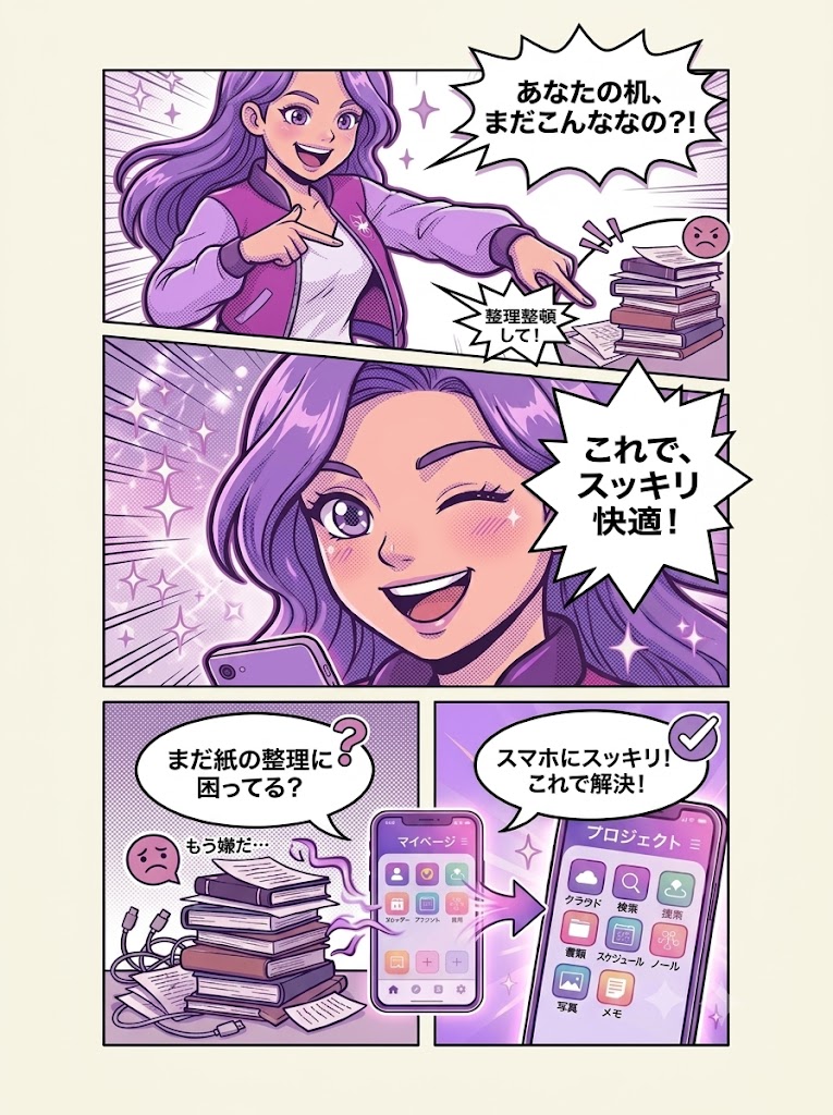 AIが生成した縦読みWebtoon広告のキービジュアル